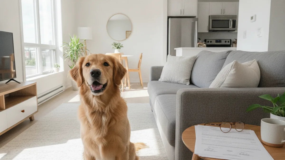Question des animaux au bail pour un immeuble à logements sur la Rive-Nord