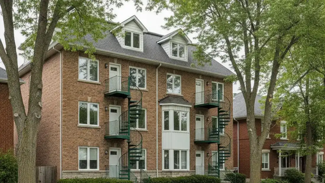 Plex sur la Rive-Nord dont le zonage municipal détermine si la location touristique est permise à cette adresse