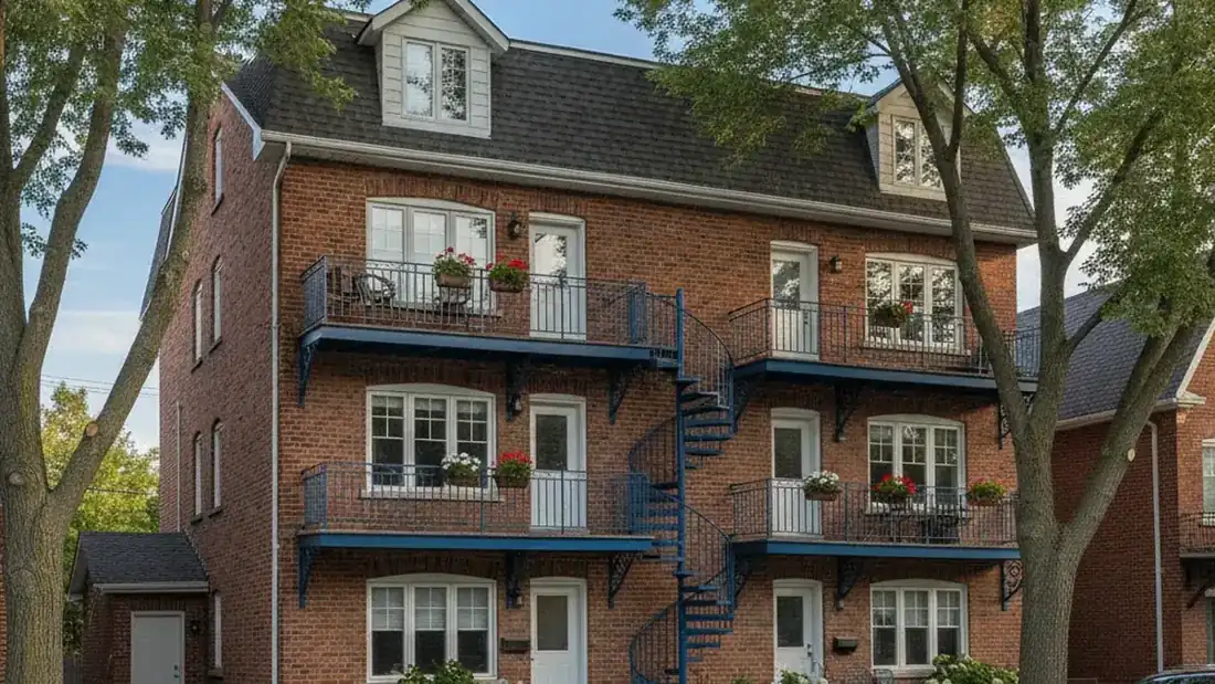 Plex et immeuble à revenus en brique à Deux-Montagnes acheté directement sans courtier sur la Rive-Nord