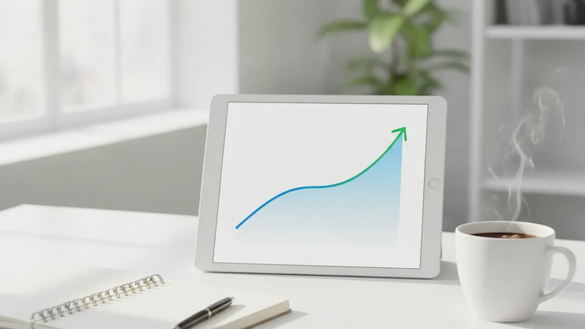 Graphique de prévisions des taux hypothécaires canadiens pour la fin de 2026 sur tablette et carnet