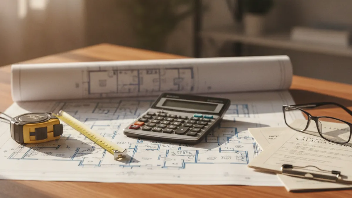 Calcul du prix au pied carré d'un plex sur la Rive-Nord à partir des plans et de la superficie