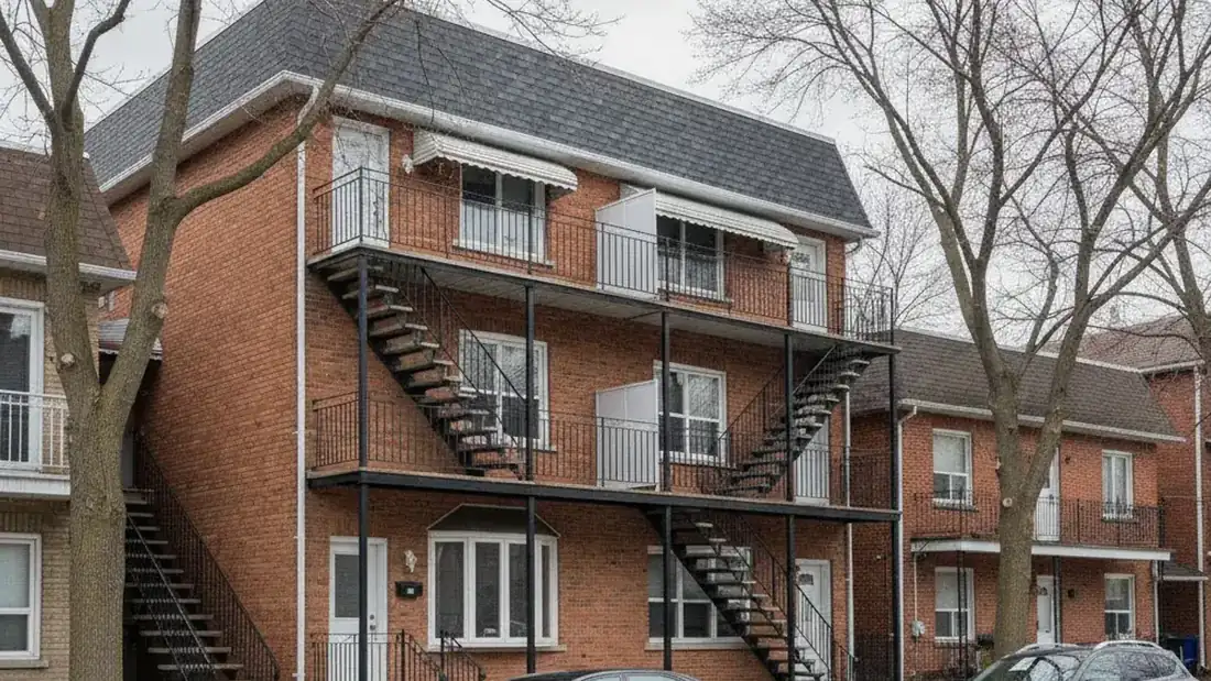 Exemple d'un triplex de la Rive-Nord dont les travaux subventionnés améliorent le revenu net et la valeur